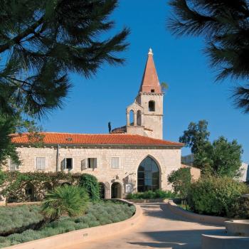 Schloss auf der Insel Sv. Andrija