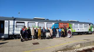 Neue Bahnstrecke Pula- Buzet vorgestellt, auf der auch Fahrräder mitgenommen werden können