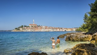 Strand der Insel St. Katarina 