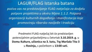 Objavljen FLAG-natječaj za dodjelu potpore projektima u okviru Mjere 1.1.2.