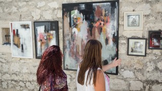 S’è appena conclusa la “Grisia”, mostra d’arte rovignese