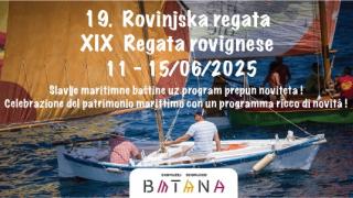 Rovinj regatta of traditional boats with lug and latin sail