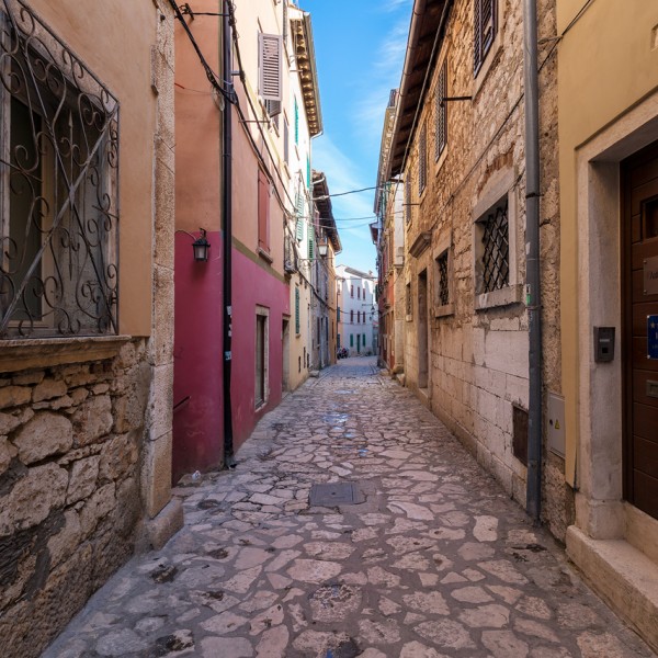 Streets and buildings