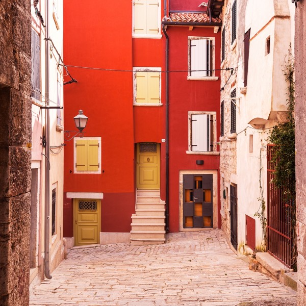 Streets and buildings